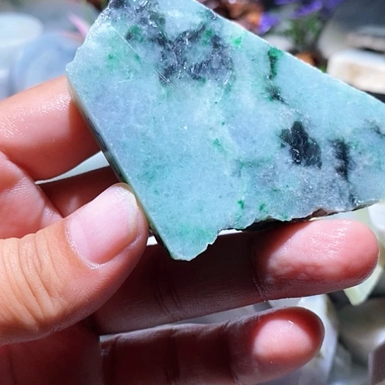 散珠翡翠边角料264