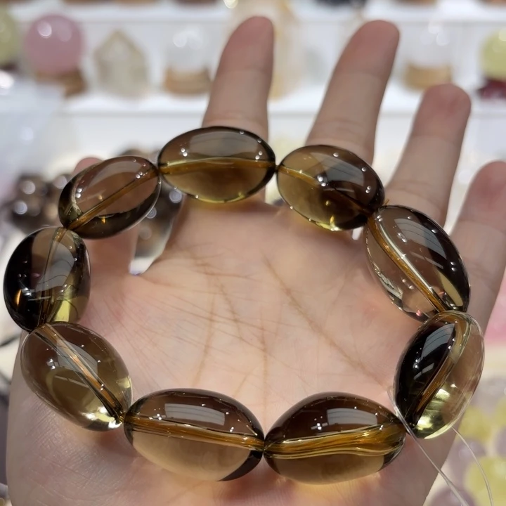 未镶嵌手链水晶黄水晶