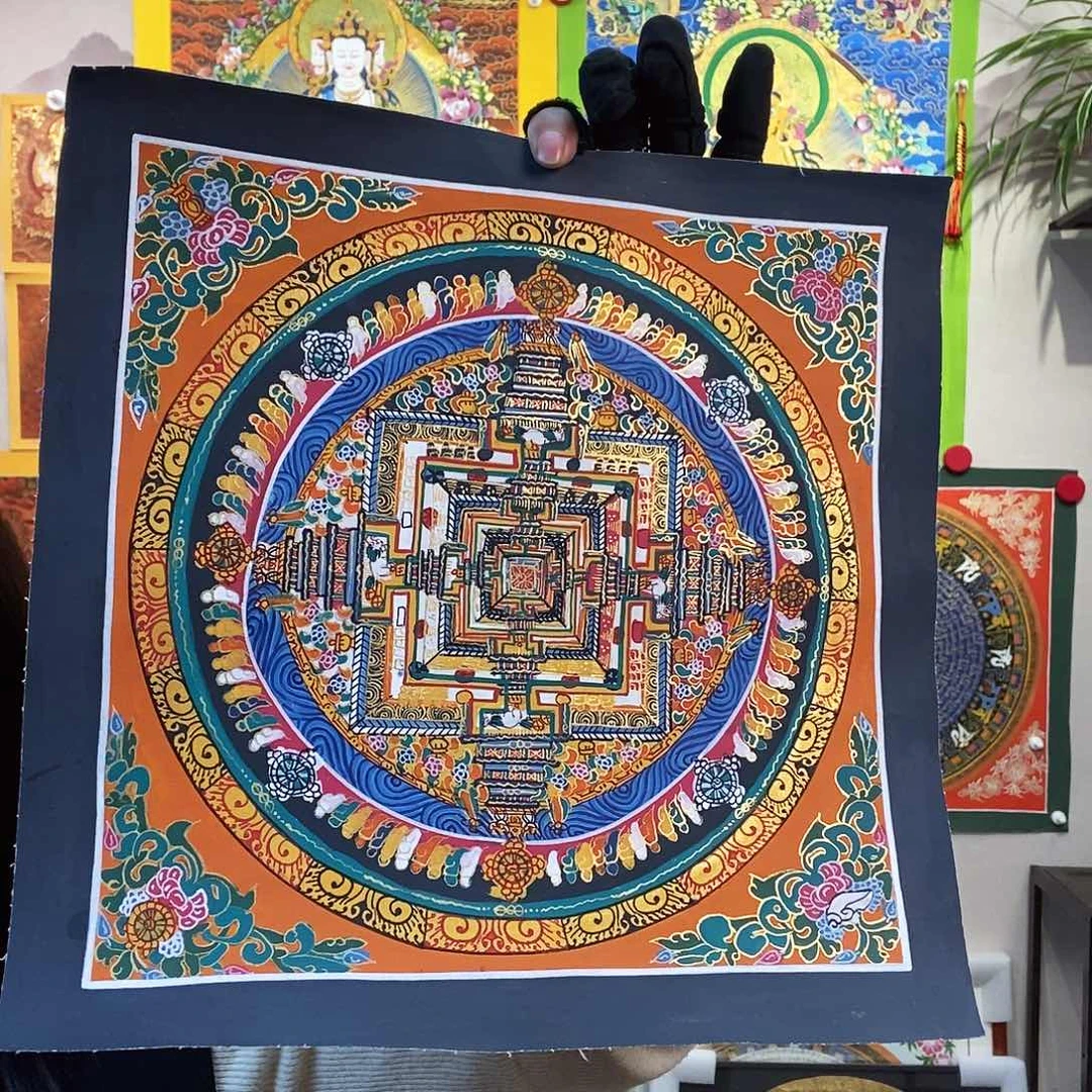 装裱画纯手绘唐卡30/30