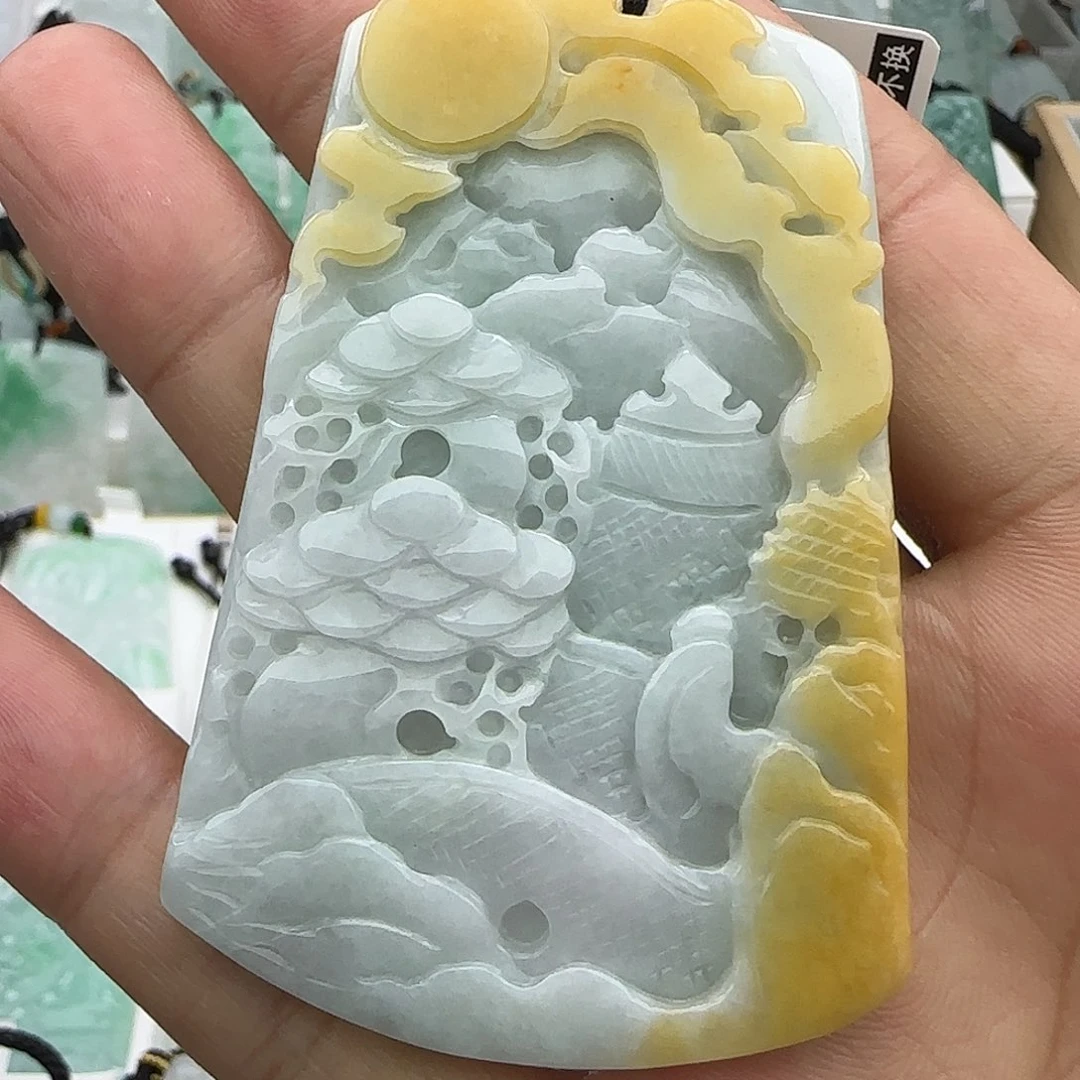 颈饰未镶嵌翡翠翡翠