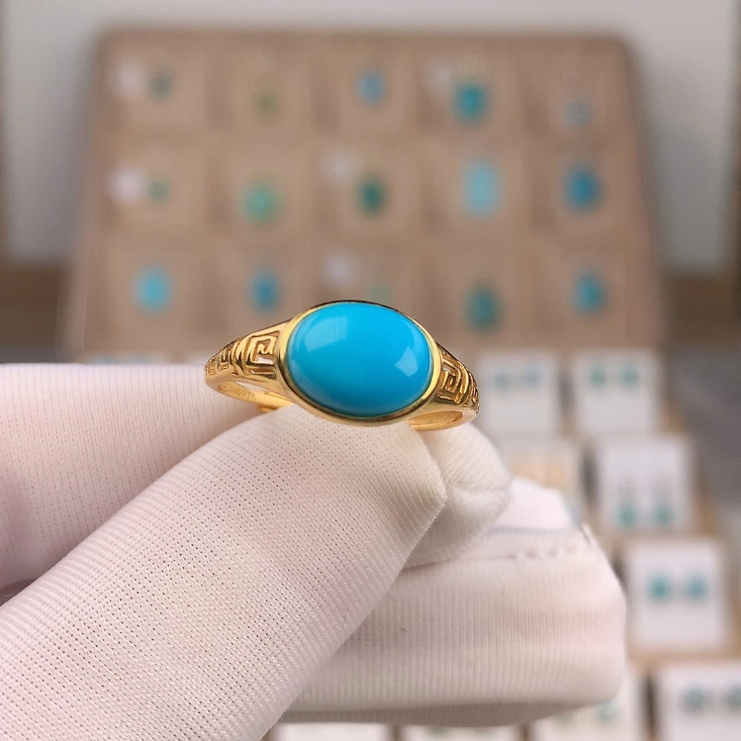 绿松石未镶嵌戒指