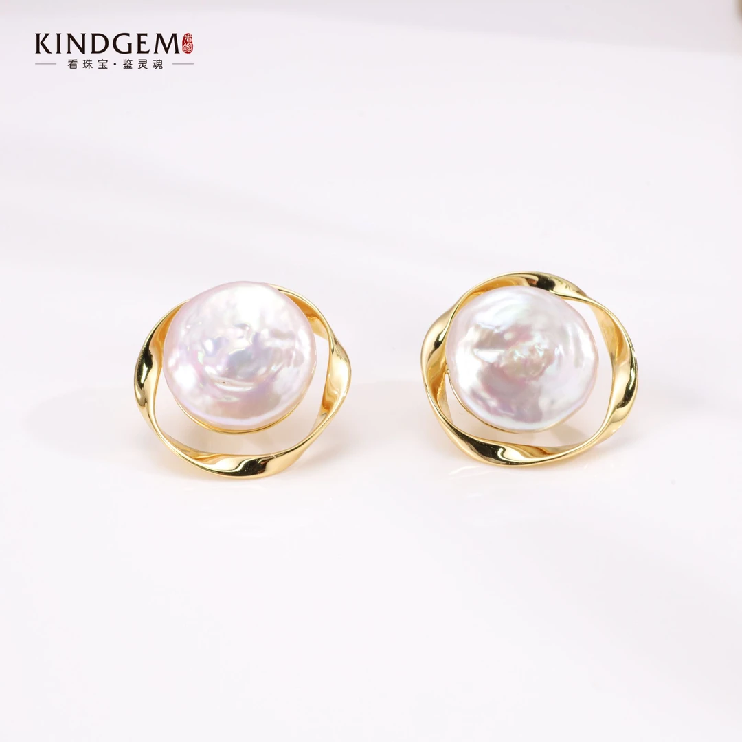 925银仿珍珠耳饰 BI12XMRS-21278 温柔风高级感珠珠气质时尚耳环