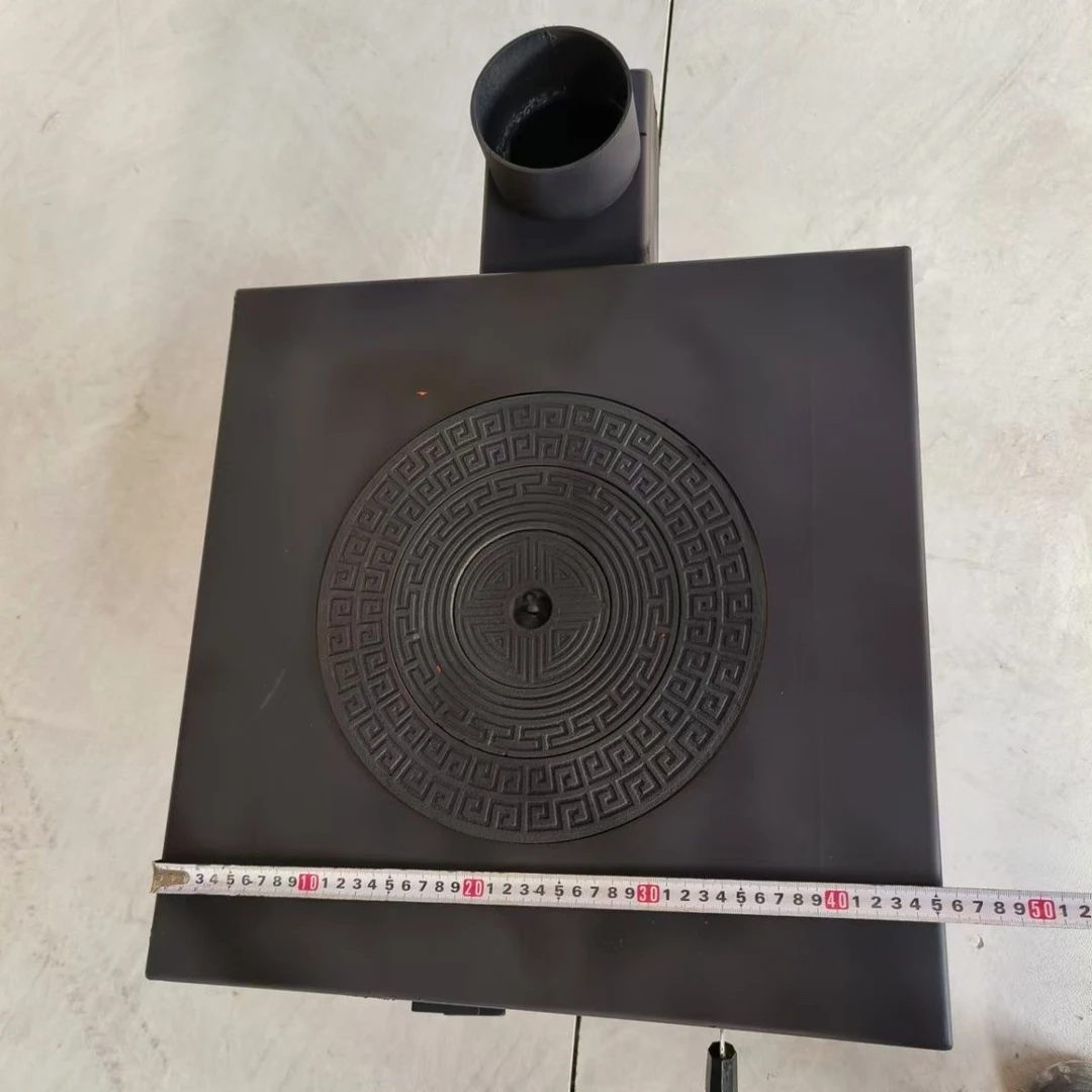 无烟气化炉家用柴煤两用取暖做饭一体炉室内农村适用