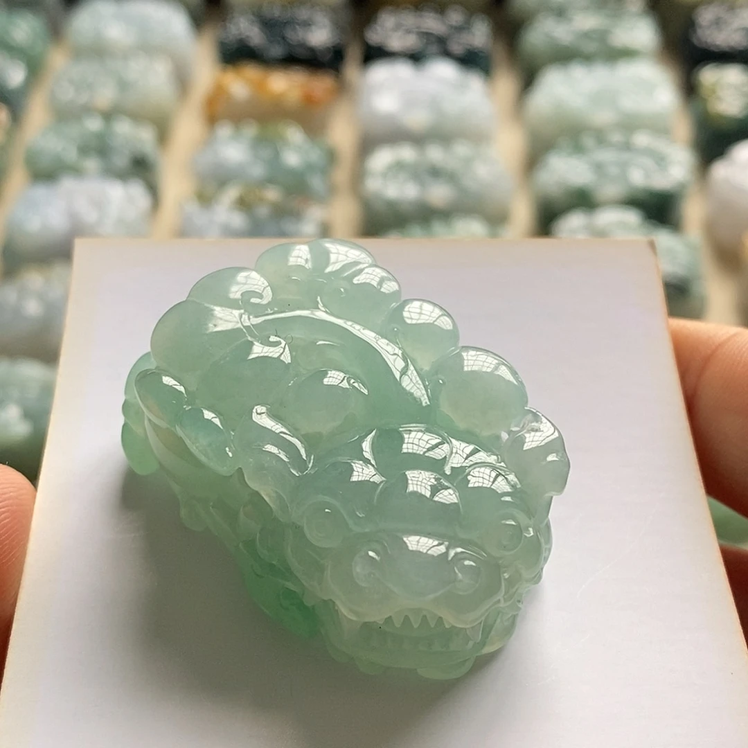 颈饰未镶嵌翡翠天然翡翠貔貅吊坠