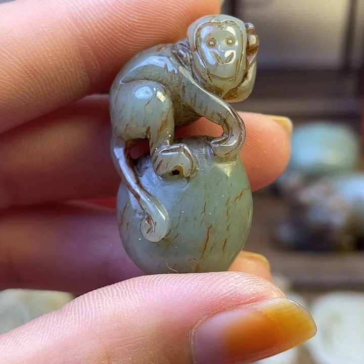未镶嵌和田玉（糖玉）挂件