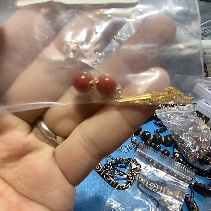 玛瑙/玉髓戒指钛钢40