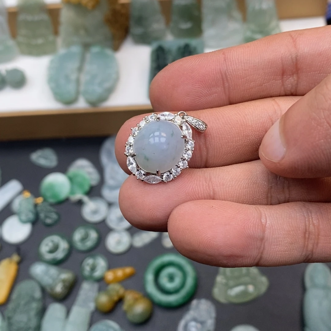 翡翠未镶嵌手链天然a货翡翠46