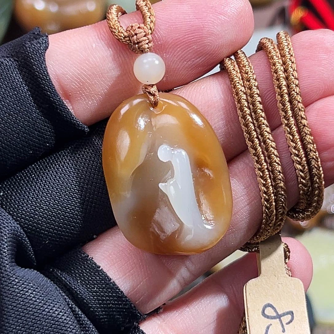 和田玉颈饰未镶嵌2****.