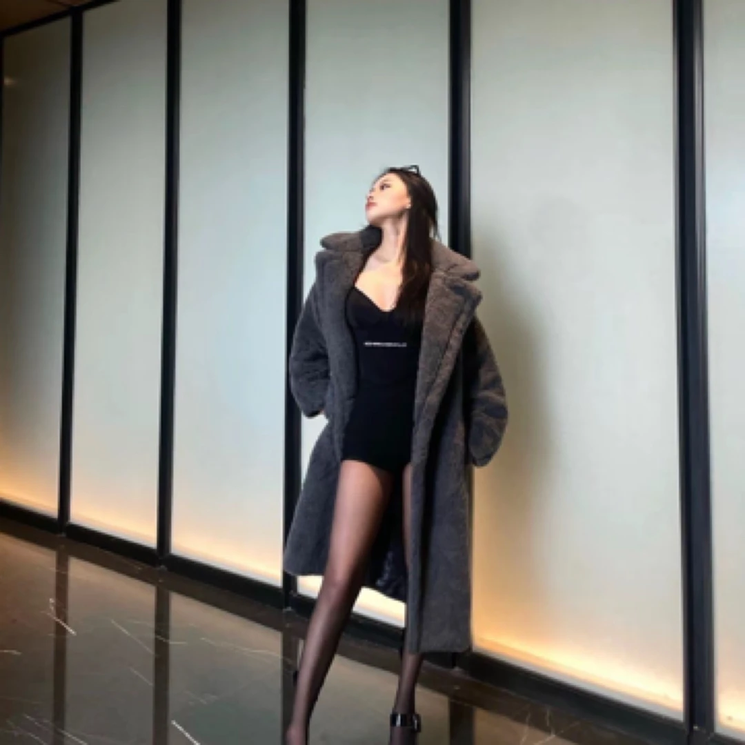 99新 MaxMara 000652 Teddy系列 走秀款经典泰迪熊大衣 S码