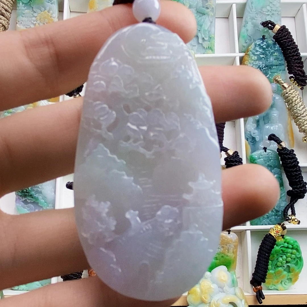 颈饰未镶嵌翡翠翡翠