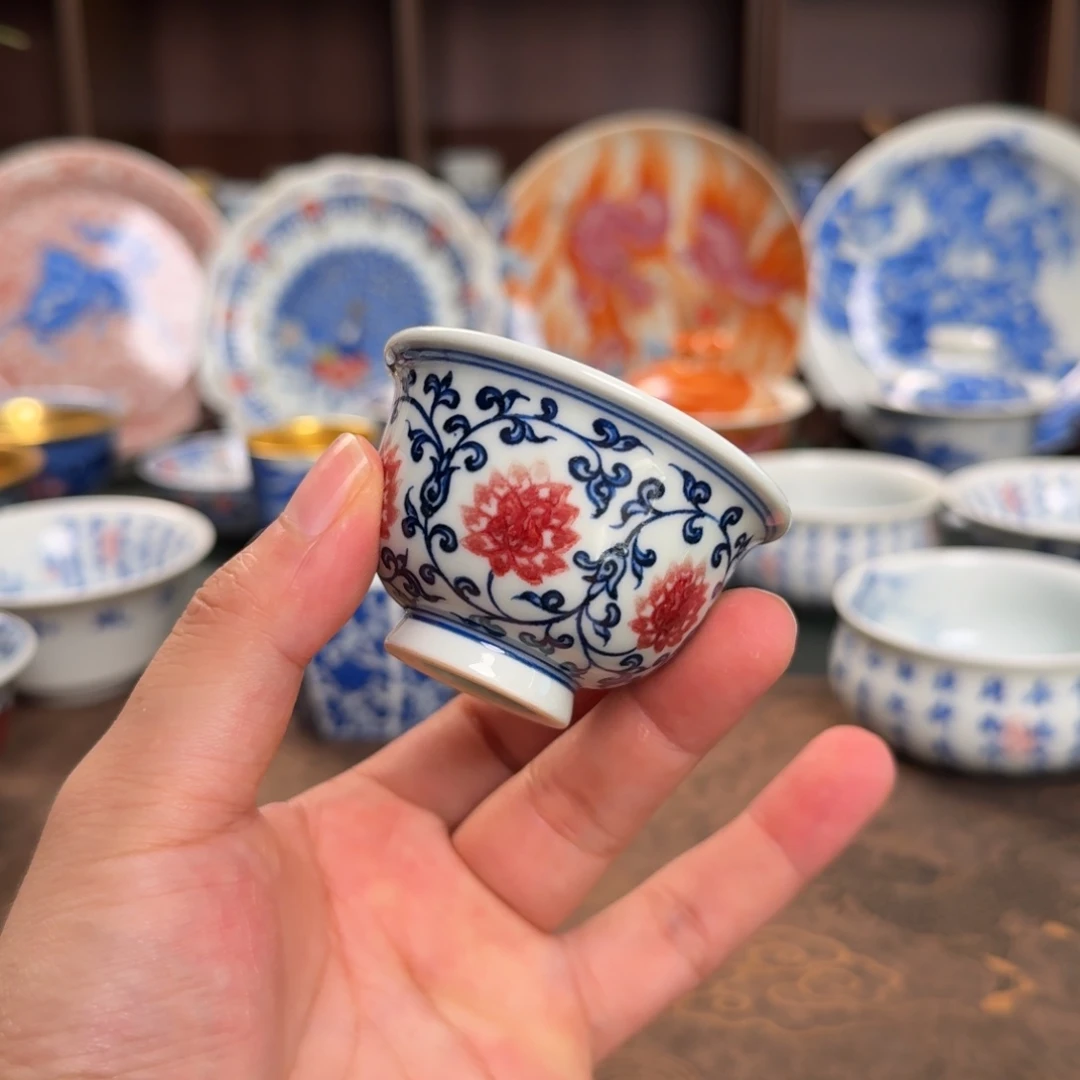 纯手工手绘陶瓷茶具