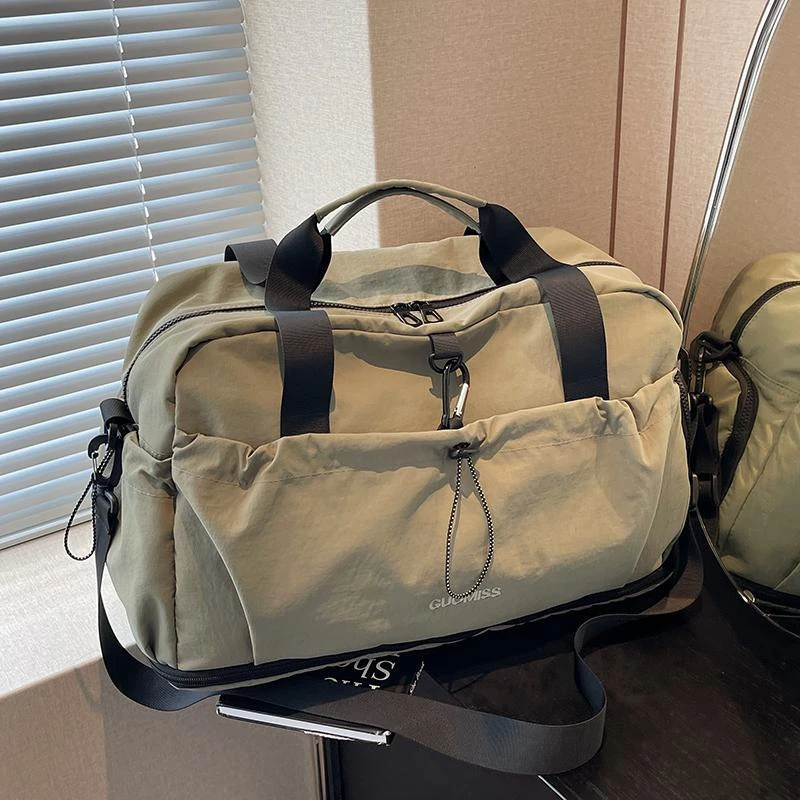 探屿短途旅行包2024新款大容量干湿分离运动健身包旅游收纳行李包