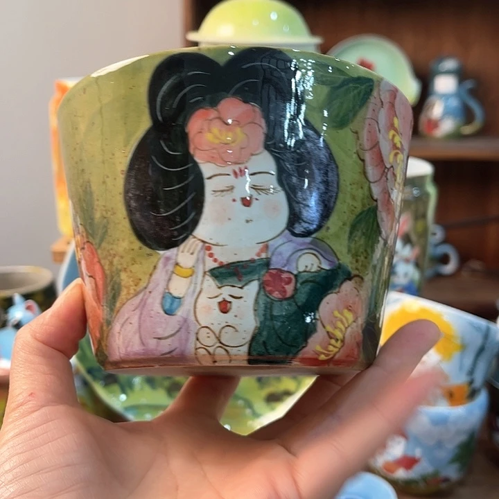 陶景德镇釉下手绘陶瓷