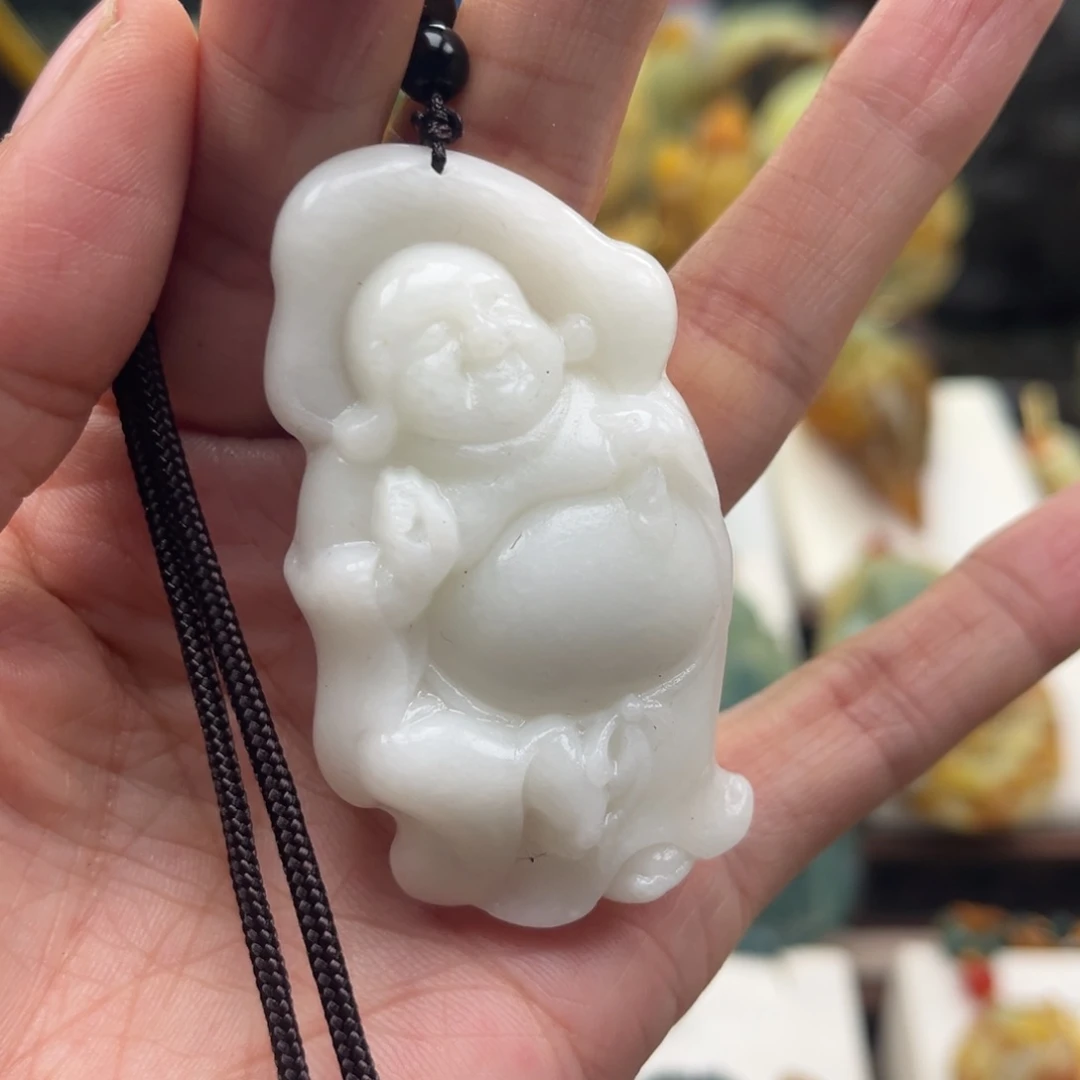 岫玉未镶嵌挂件挂件