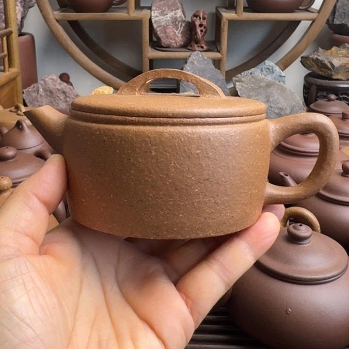 茶壶紫砂200cc汉瓦梨皮段泥