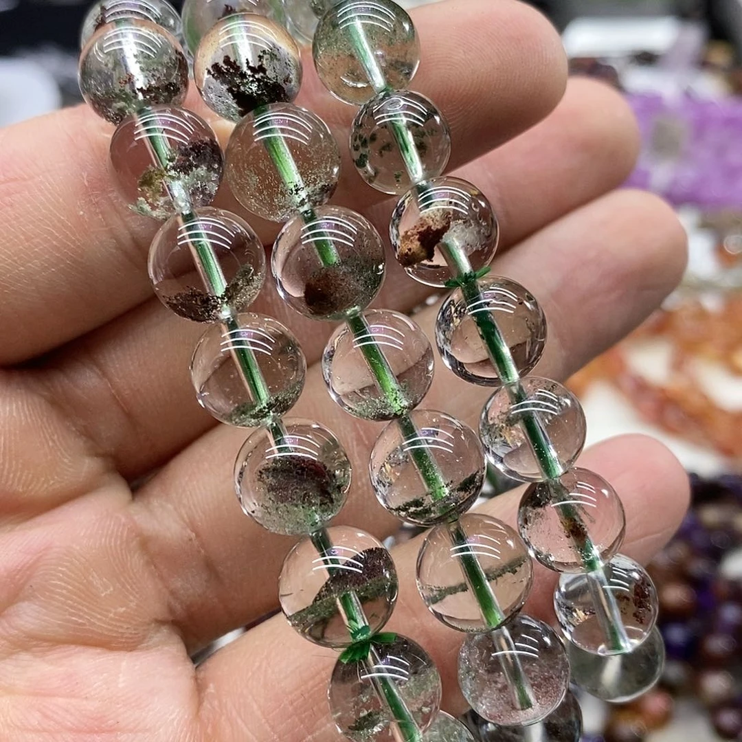 水晶手串未镶嵌多样性发货发一条