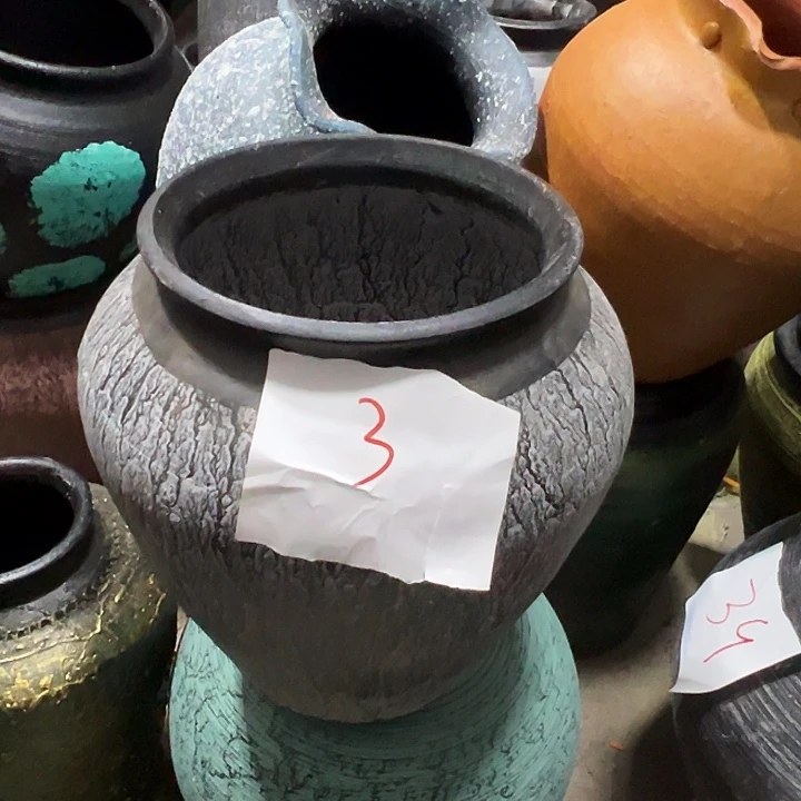 灰色坛子高20口13默认打孔