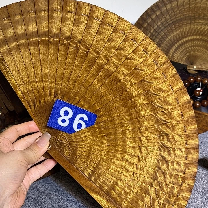用***2金丝楠金絲楠木扇子