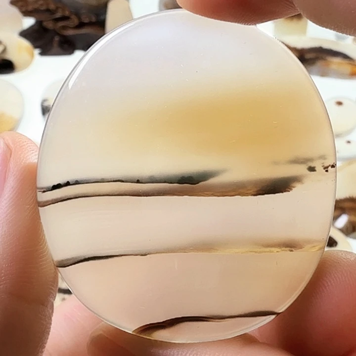 未镶嵌玛瑙/玉髓珠宝半成品