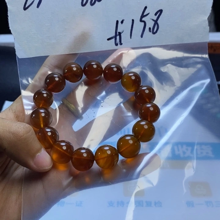 未镶嵌琥珀手串天然缅甸琥珀