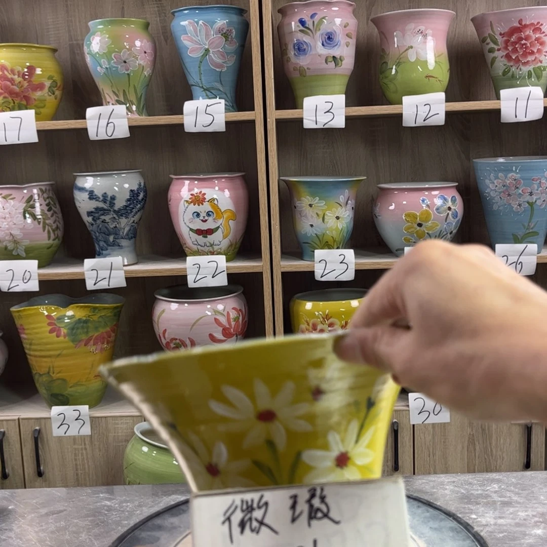 景德镇陶瓷花盆花盆
