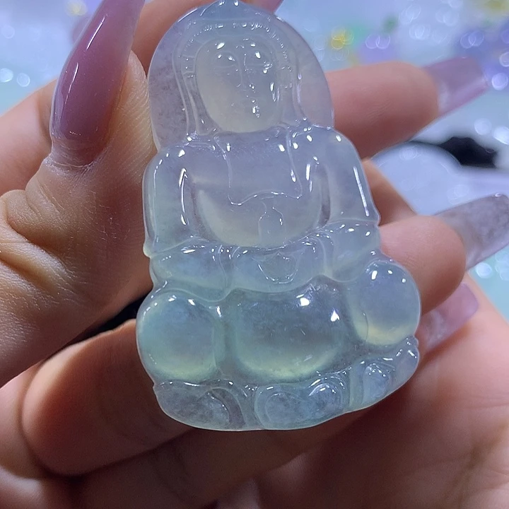 翡翠未镶嵌颈饰天然翡翠A货吊坠