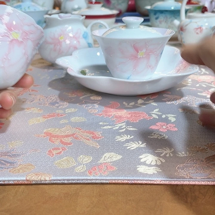 【闪购商品】?****字国色惊城盖碗➕壶➕杯➕壶承