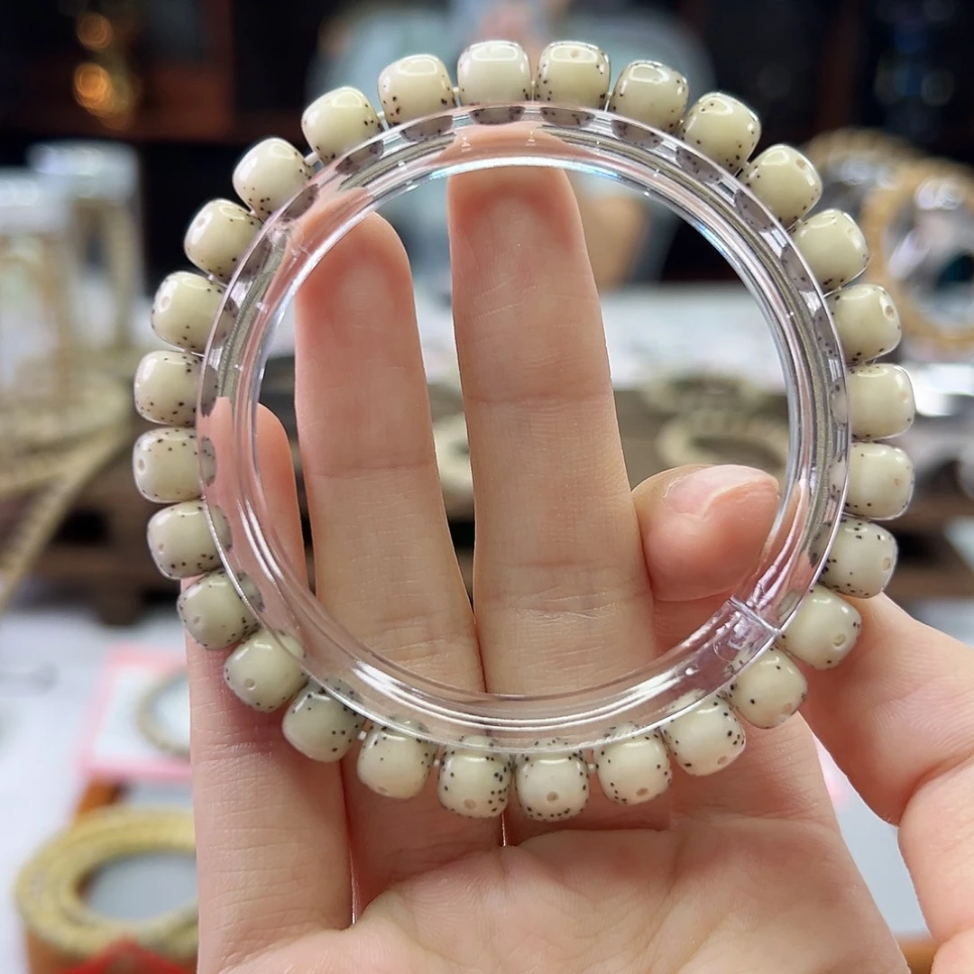 星月菩提吊坠Ll.8x7通体 玉化冰透 冰糖