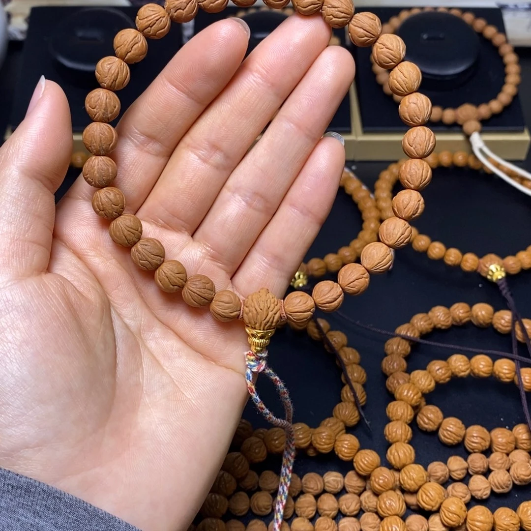 云***。桃核手串秦岭文玩桃核手持