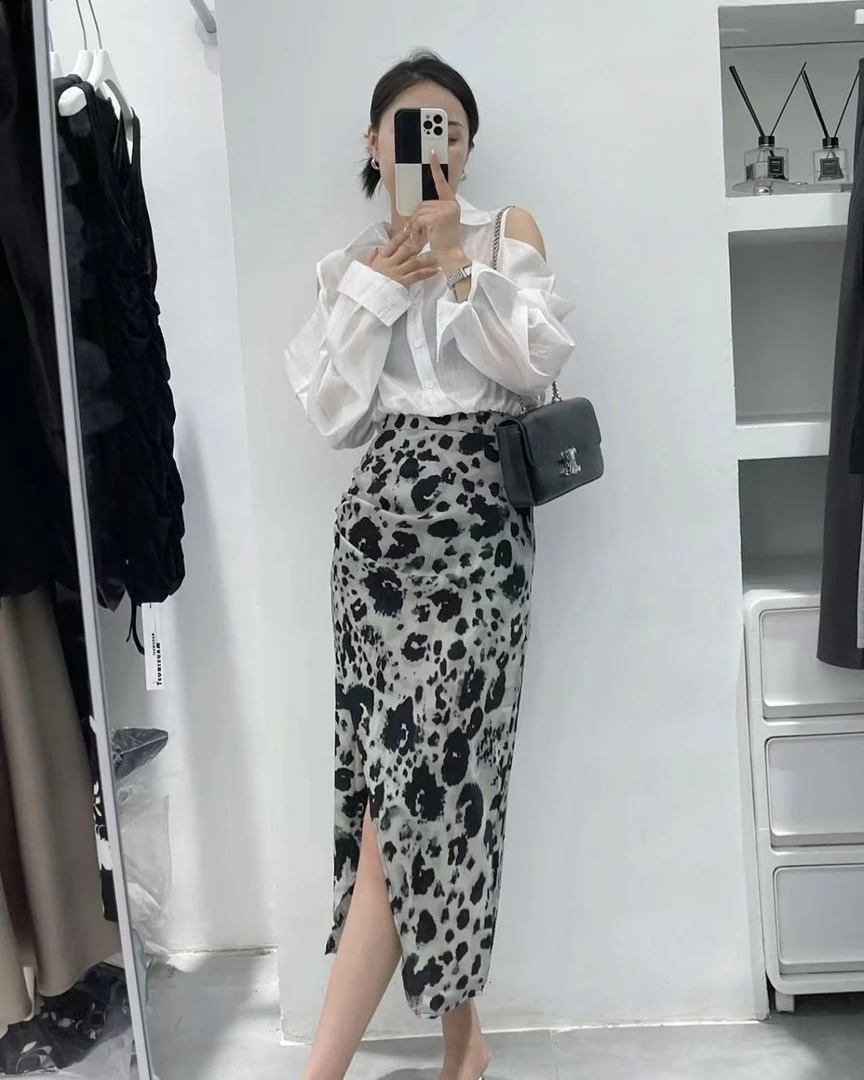 【MIS•FOFO买手店】NN3172-时尚女装设计感半身裙夏季包臀高腰气质