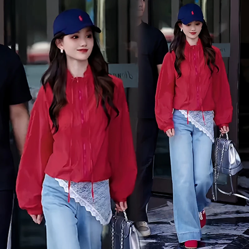 小个子时尚立领防晒短外套女2025年夏季新款洋气减龄显瘦百搭上衣