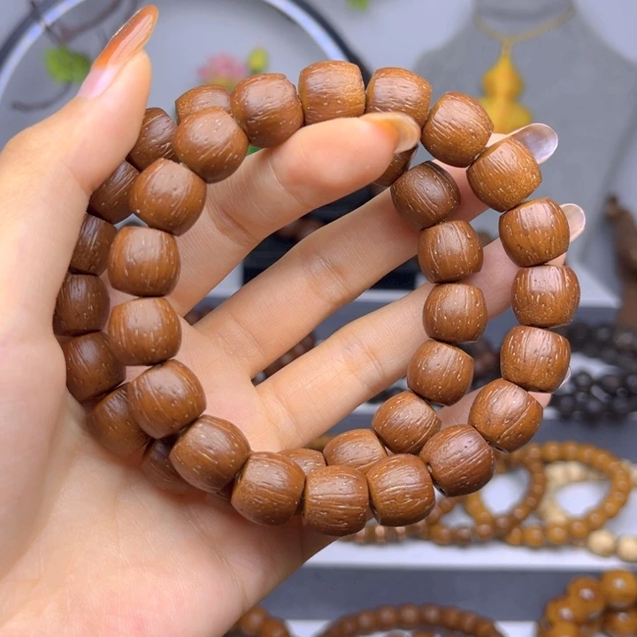 紫金鼠手串原皮直切12