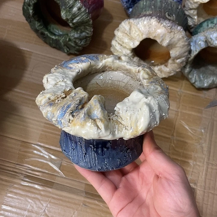 吉***虎狼盆内口径1高度1