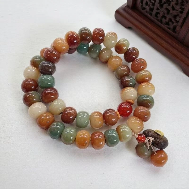 敦煌菩提 锁福  手持 手串    男女款