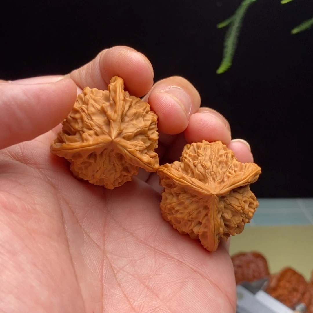 桃核吊坠36全品盘山三棱