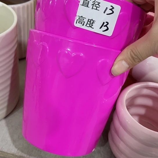 多肉绿植陶瓷花盆9.9包邮，有孔