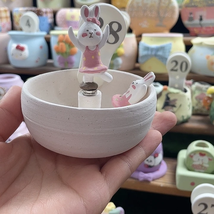 28…..手工手绘花盆