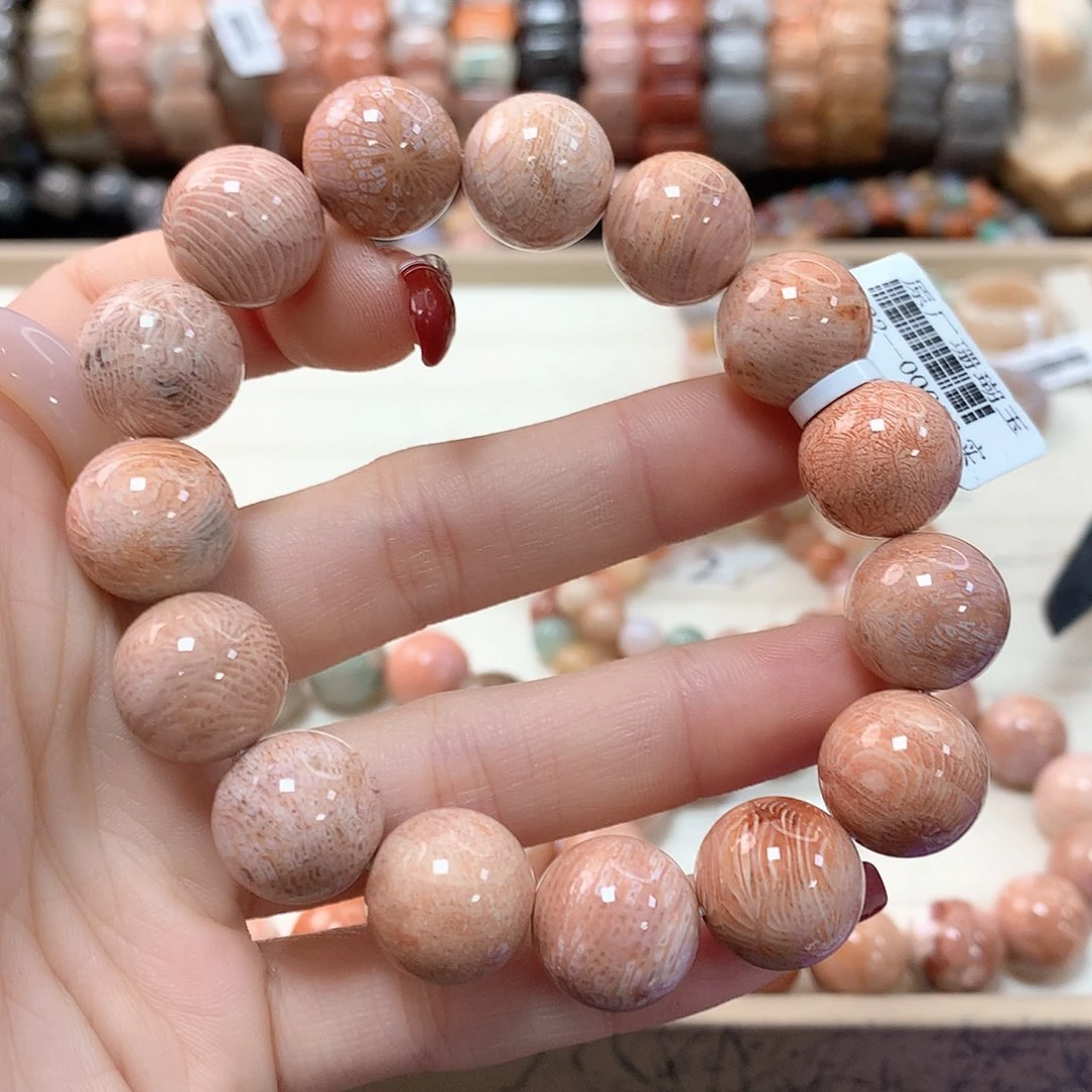 硅化珊瑚（珊瑚玉）手链未镶嵌f****a618