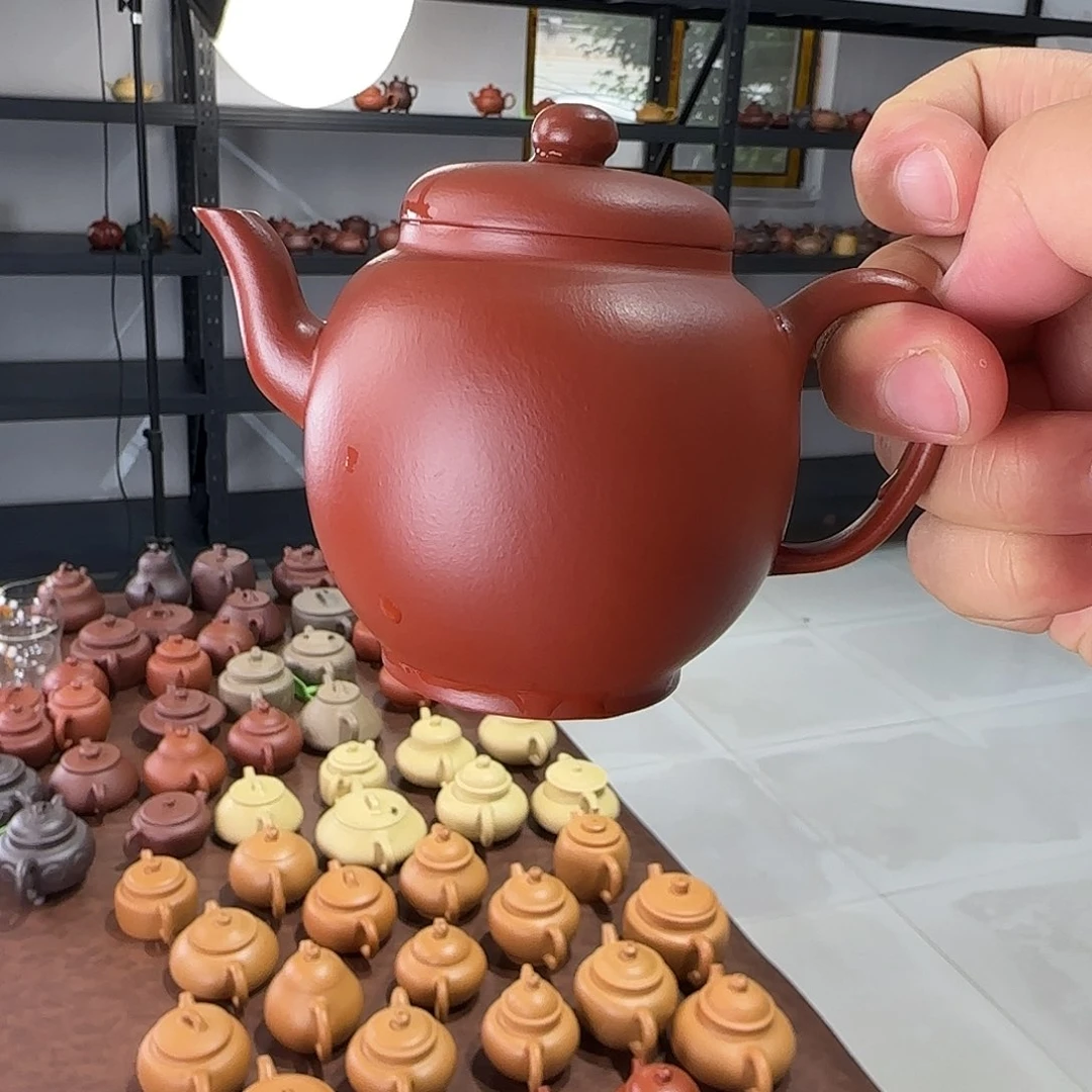 茶壶紫砂朱泥全手工