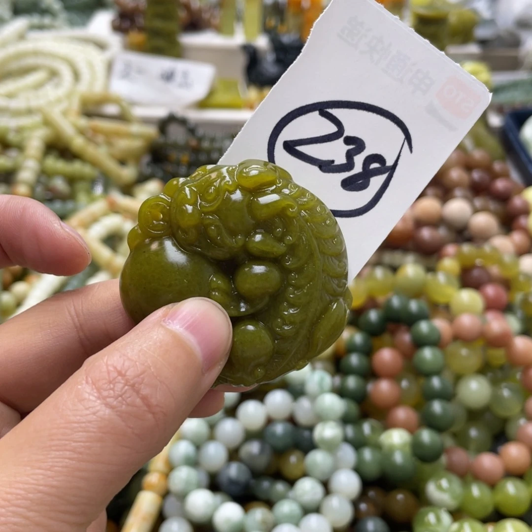 蛇纹石玉手链未镶嵌