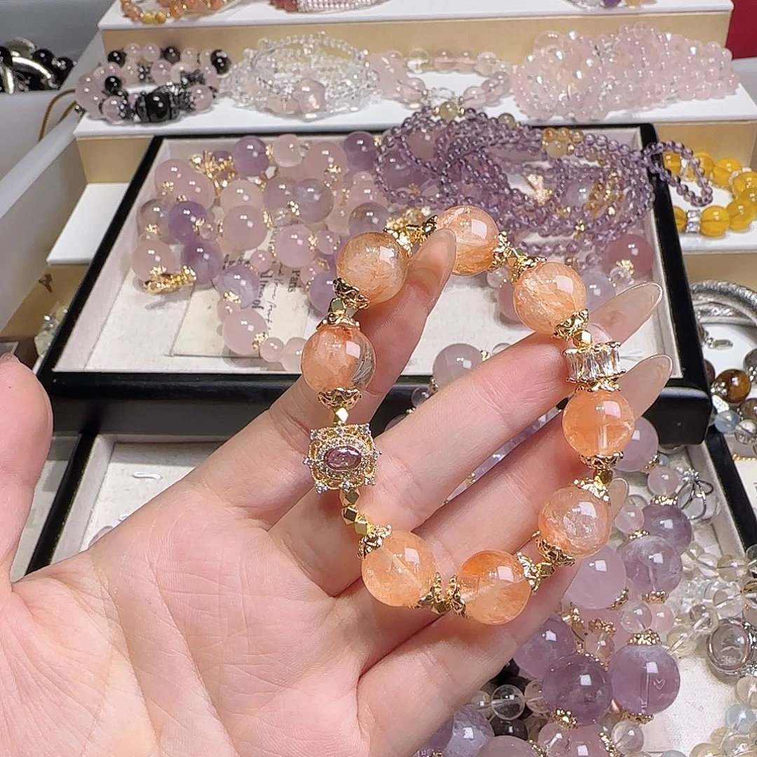 水晶手链未镶嵌把