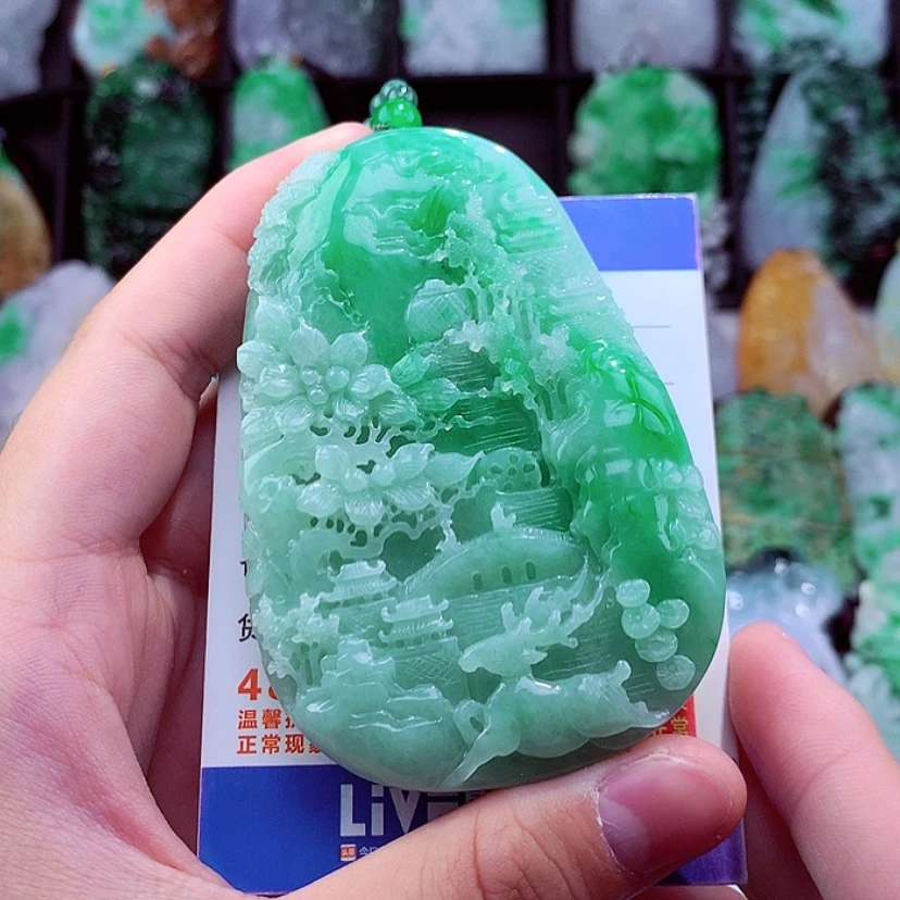 【闪购商品】翡翠颈饰未镶嵌至****6挂件