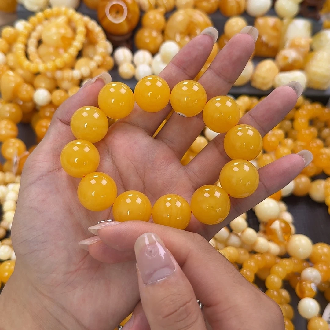 蜜蜡未镶嵌珠宝奇石同料20mm