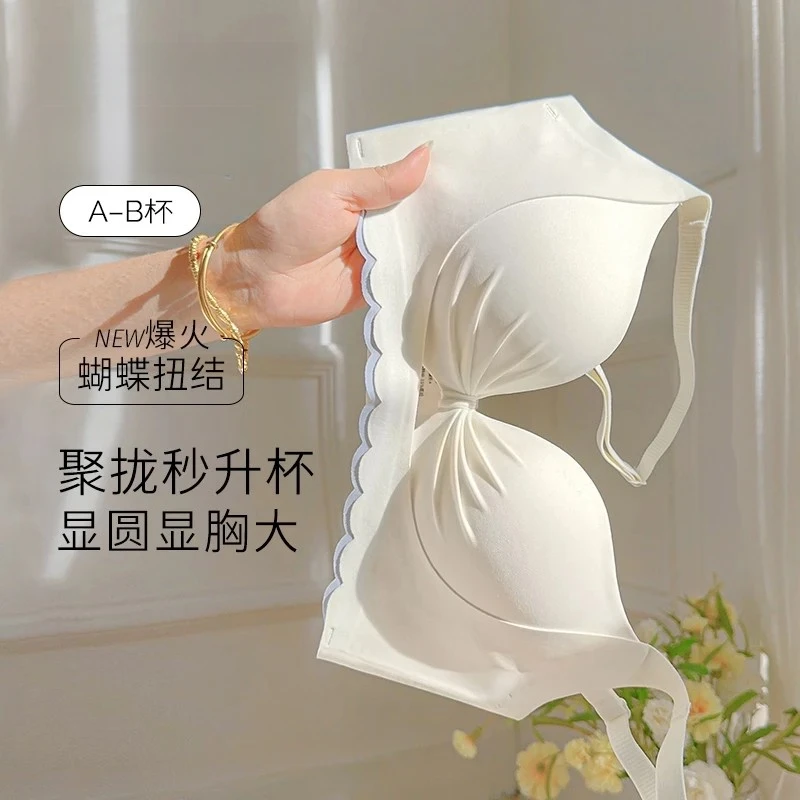 维多利亚塑形内衣女聚拢小胸显大性感纯欲风收副乳防下垂无痕文胸