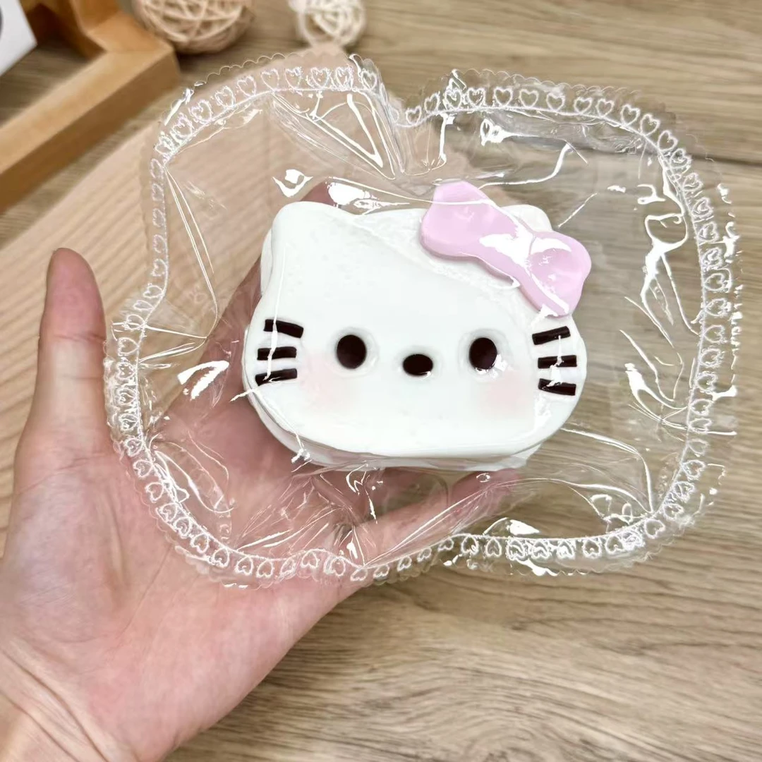 【KT奶油夹心蛋糕】纯手工食品级硅胶捏捏乐解压玩具