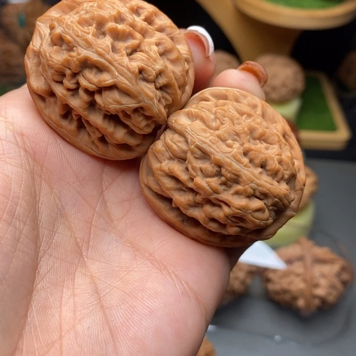 把件文玩核桃海****修红锦鲤