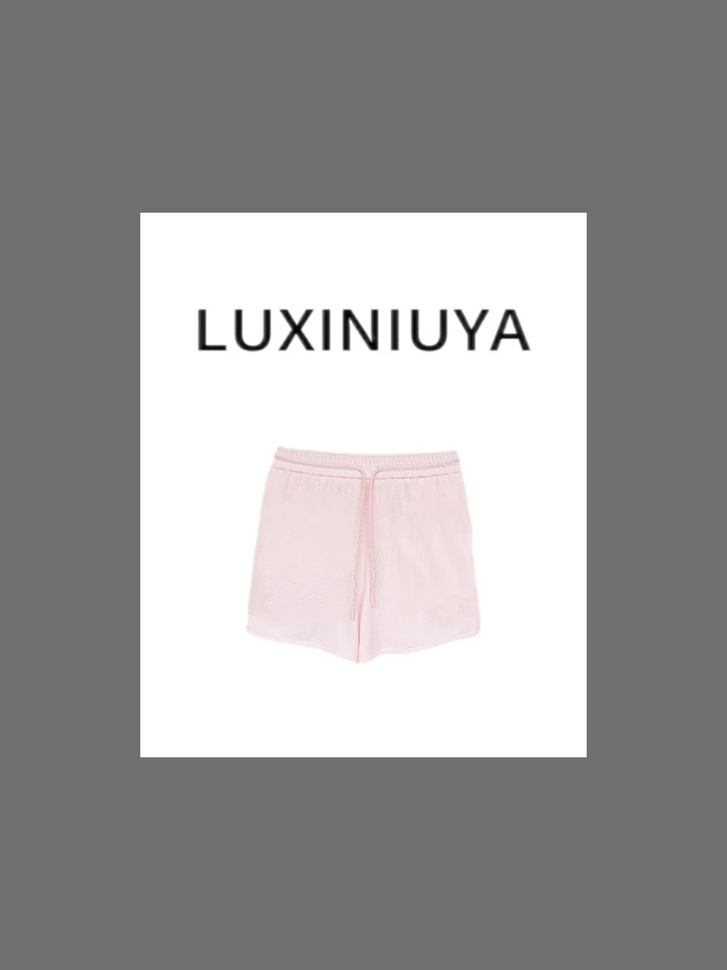 【LUXINIUYA】夏季必冲！纯色显腿细休闲百搭短裤#CX3502