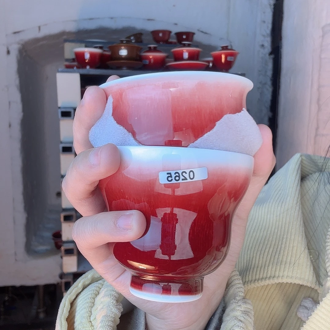 瓷片景德镇郎红陶瓷