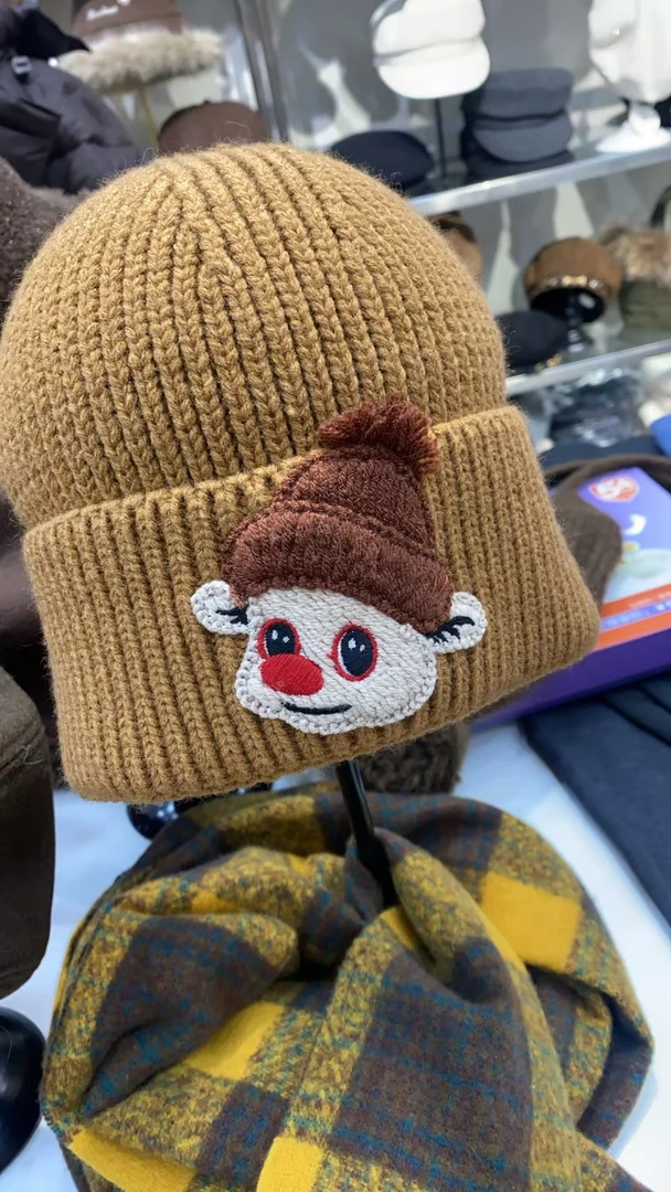 帽之都卡通针织毛线帽