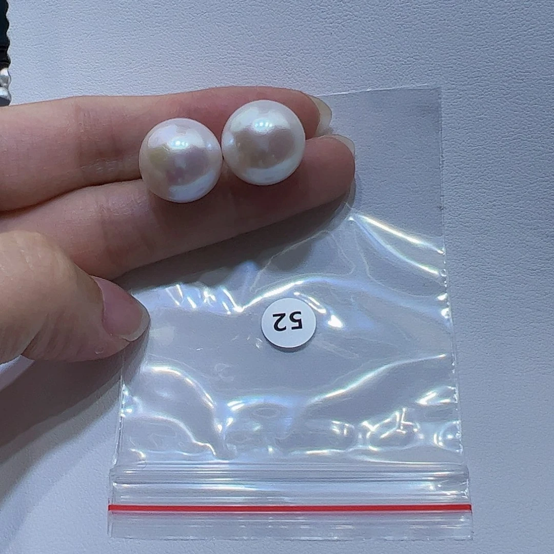 银S925镶嵌淡水珍珠耳饰